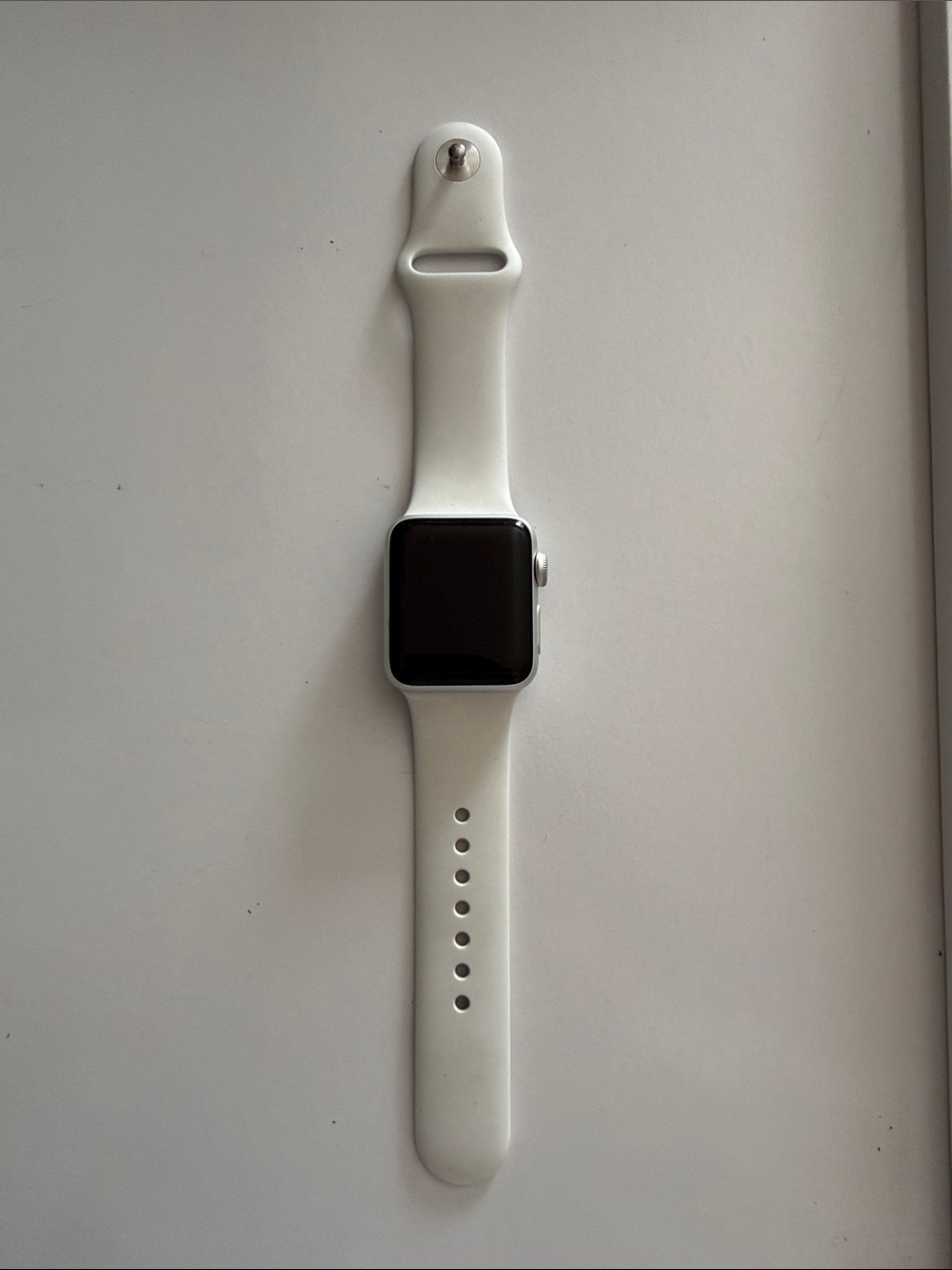 Apple Watch Series 3 - White Silicone Band